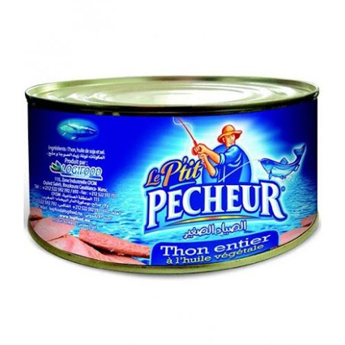 Le Petit Pecheur Thon Entier A L’huile Végétale1.7Kg