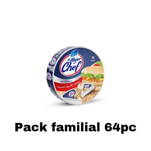 Pack el mejor chef fromage triangle 64pc