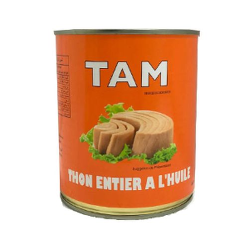 TAM Thon Entier A L’huile 800g
