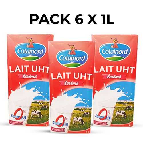 Pack Lait Colainord Écrémé 6 x 1L