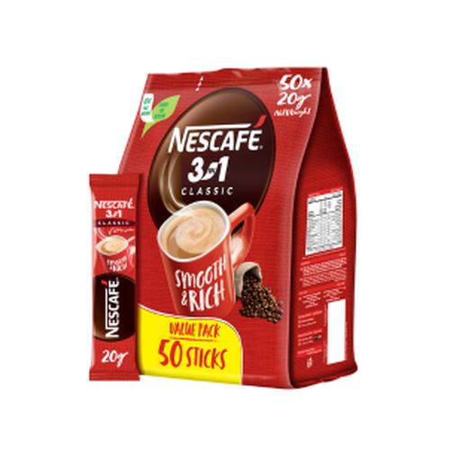 Pack sachet nescafé 50pc