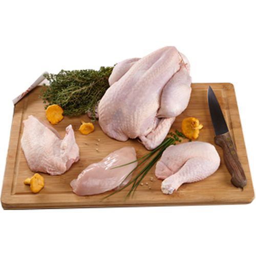 Poulet coupé