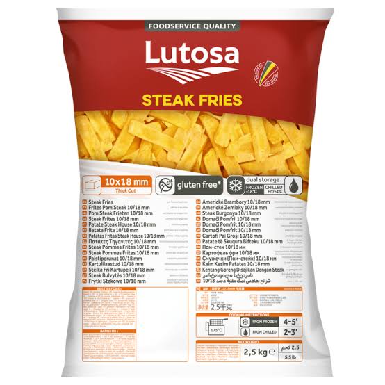 Lutosa Frites Congeler 2.5kg