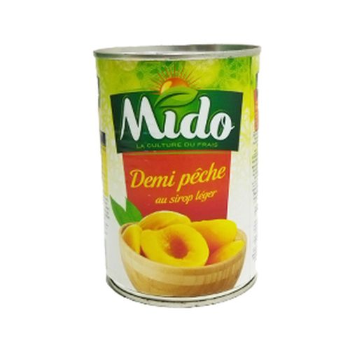 Demi Péche Au Sirop Léger Mido