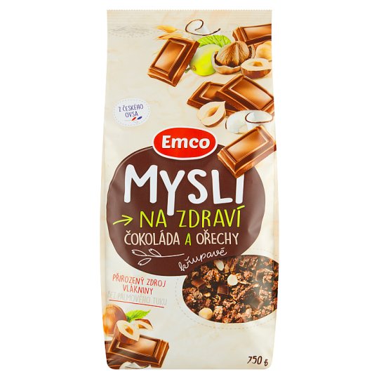 Müsli chocolat et noisettes 375g Emco