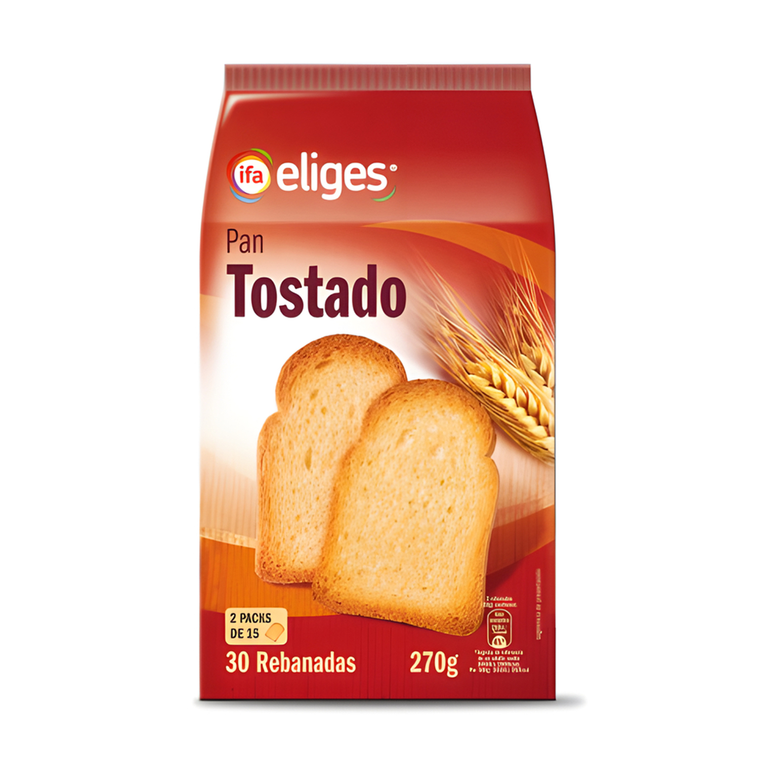 Pan tostado 270g ifa eliges