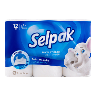 Selpak Papier Hygiénique 12pc