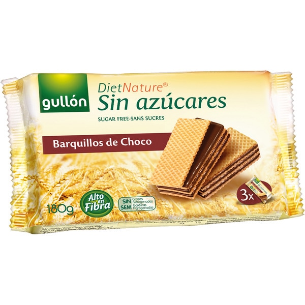 Sin Azucares Wafer Gullón *3
