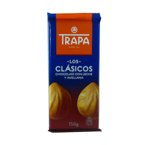 Trapa Los clasicos  chocolate con leche y avellana